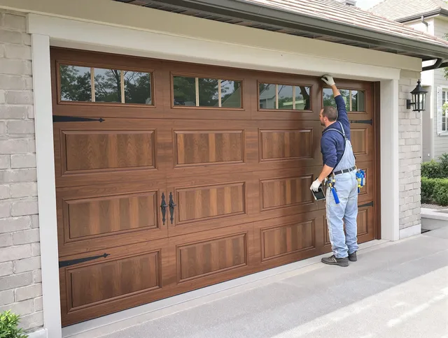 Custom garage door showcase by Davidson Garage Door Repair in Davidson