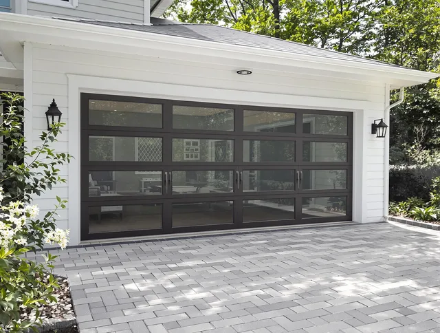 Davidson Garage Door Repair design specialist presenting custom garage door options to Davidson homeowner