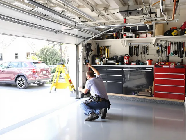 Local garage door repair service by Davidson Garage Door Repair in Davidson