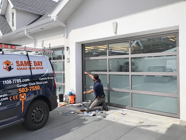 Same-day garage door repair service by Davidson Garage Door Repair in Davidson